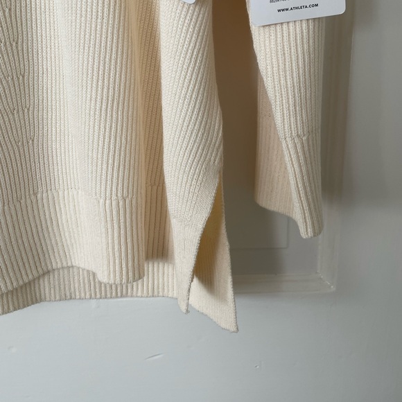 Athleta Hanover V-Neck Sweater Ivory / Cream - Picture 7 of 10